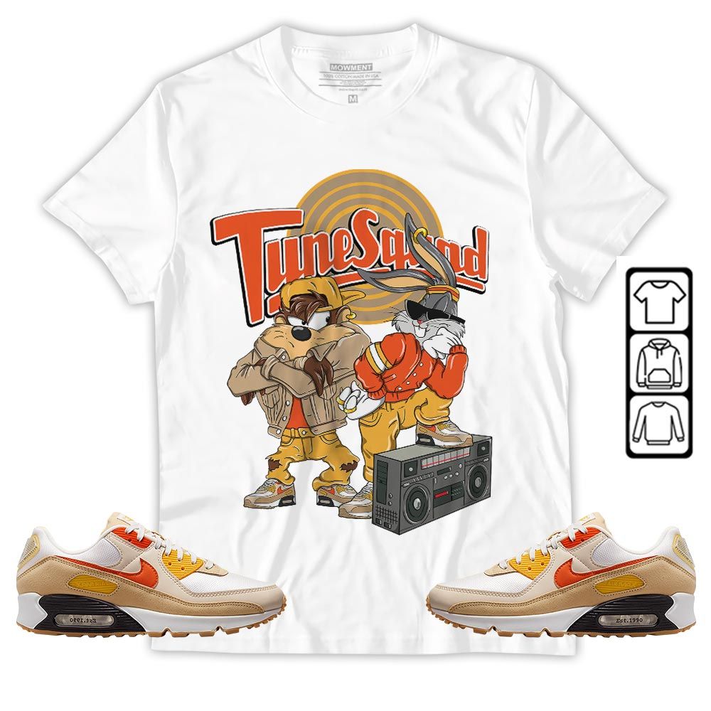 Bunny Tazmanian Hiphop Sneaker Shirt Match Max 90 Barometer, Air Max 90 Air Pressure MKO T-Shirt