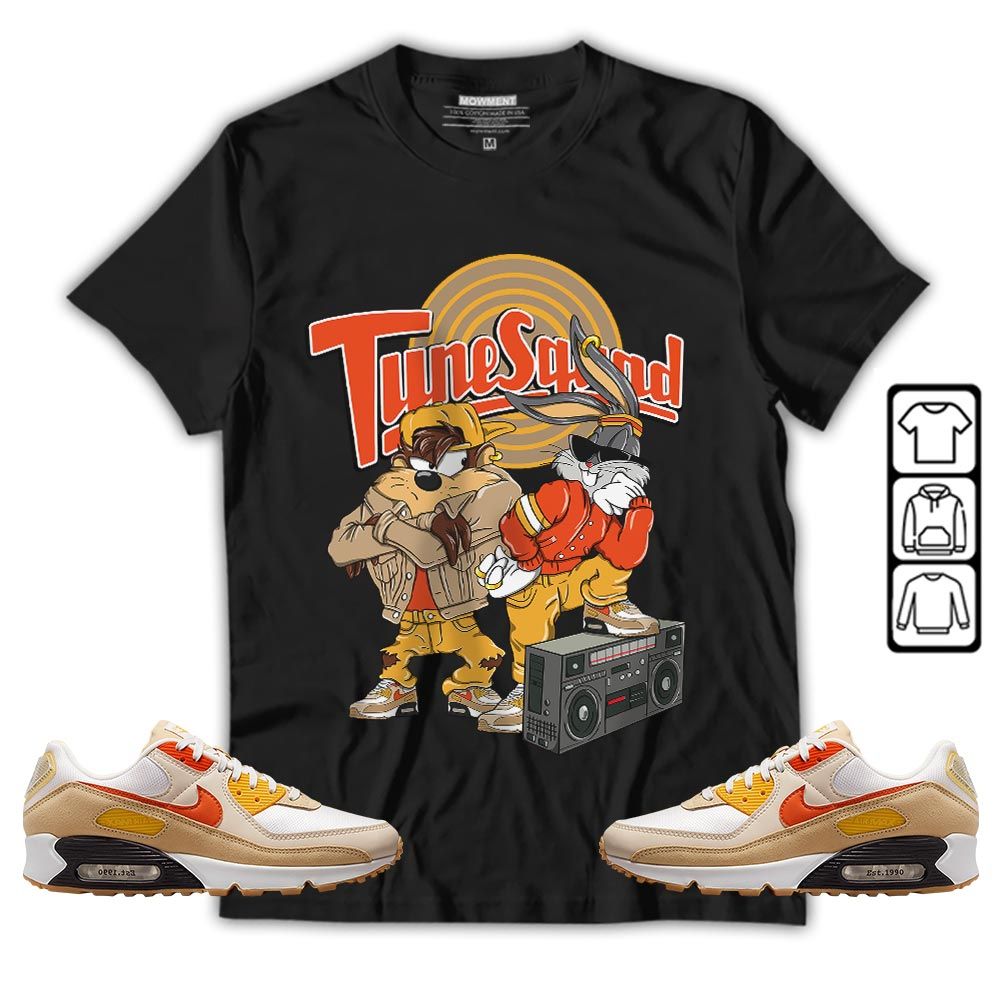 Bunny Tazmanian Hiphop Sneaker Shirt Match Max 90 Barometer, Air Max 90 Air Pressure MKO T-Shirt