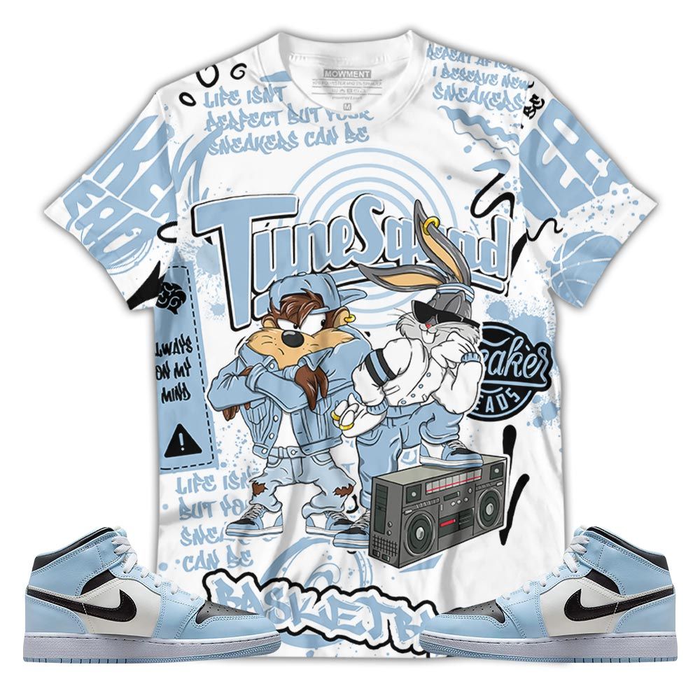 Bunny Tazmanian Hiphop Sneaker Shirt Match Mid Ice Blue 1S, Jordan 1 Mid Ice Blue Hoodie Sweatshirt Tee All Over Print MKO Shirt Bunny Tazmanian Hiphop Sneaker Shirt Match Mid Ice Blue 1S, Jordan 1 Mid Ice Blue Hoodie Sweatshirt Tee All Over Print MKO Shirt