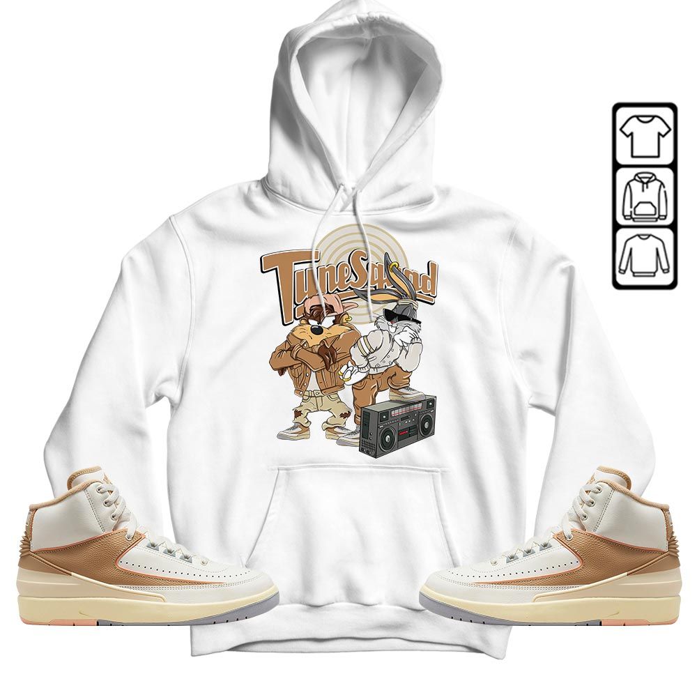 Bunny Tazmanian Hiphop Sneaker Shirt Match Retro Craft 2s, Jordan 2 Craft MKO T-Shirt