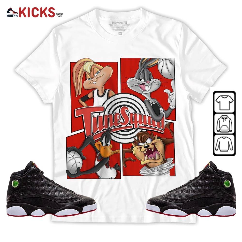 Bunny Tazmanian Hiphop Sneaker Shirt Match Retro Playoffs 13s, Jordan 13 Playoffs MKO T-Shirt