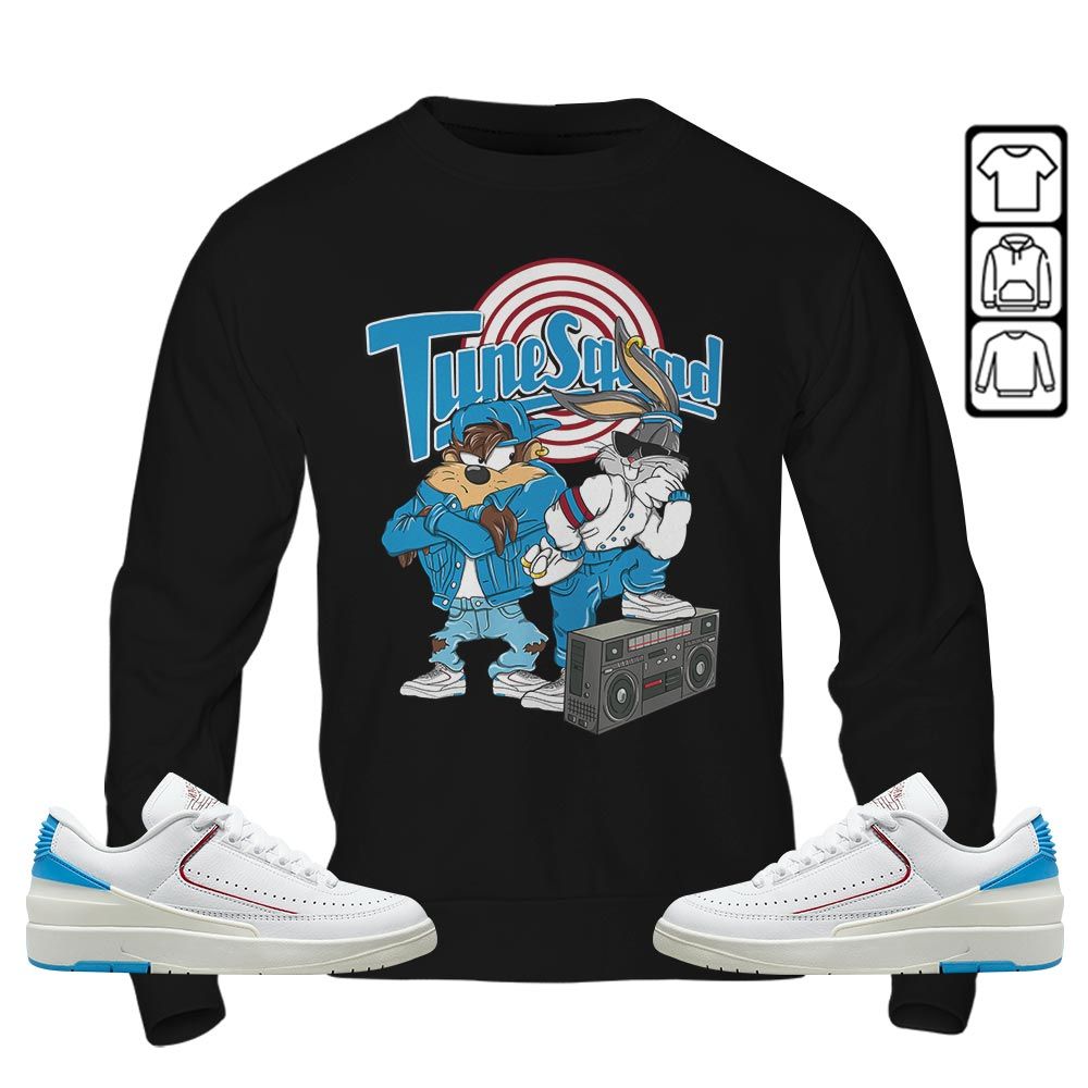 Bunny Tazmanian Hiphop Sneaker Shirt Match University To Chicago 2s, Jordan 2 Low Blue To Chicago MKO T-Shirt Bunny Tazmanian Hiphop Sneaker Shirt Match University To Chicago 2s, Jordan 2 Low Blue To Chicago MKO T-Shirt