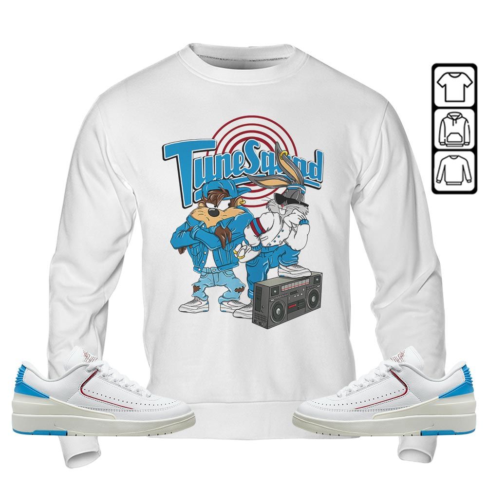 Bunny Tazmanian Hiphop Sneaker Shirt Match University To Chicago 2s, Jordan 2 Low Blue To Chicago MKO T-Shirt Bunny Tazmanian Hiphop Sneaker Shirt Match University To Chicago 2s, Jordan 2 Low Blue To Chicago MKO T-Shirt