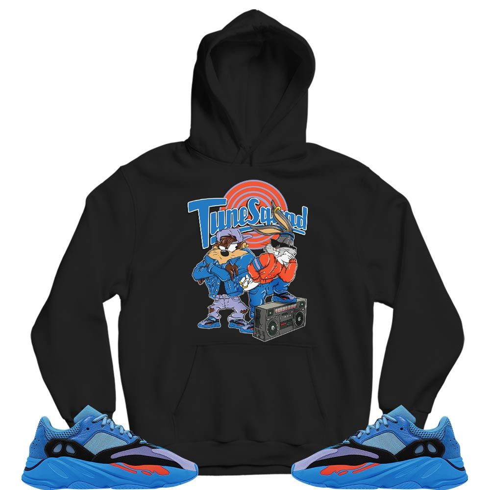 Bunny Tazmanian Hiphop Sneaker Shirt Match V1 Hi-Res Blue 700s, Yeezy 700 V1 Hi-Res Blue MKO T-Shirt