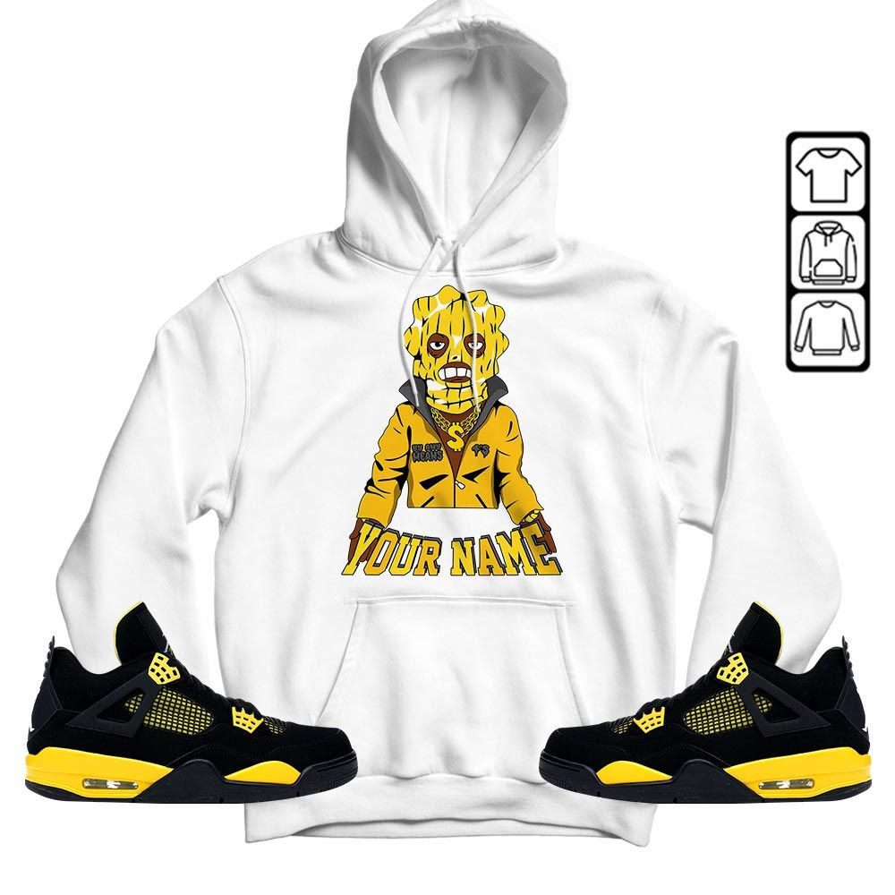 By Any Means Custom Sneaker Shirt Match 2023 Thunder 4s, Jordan Retro 4 Thunder MKO T-Shirt