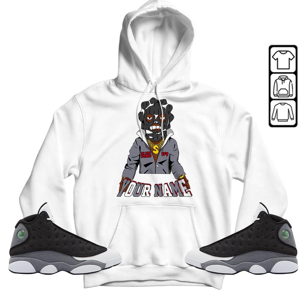 By Any Means Custom Sneaker Shirt Match Black Flint 13s, Jordan Retro 13 Black Flint MKO T-Shirt