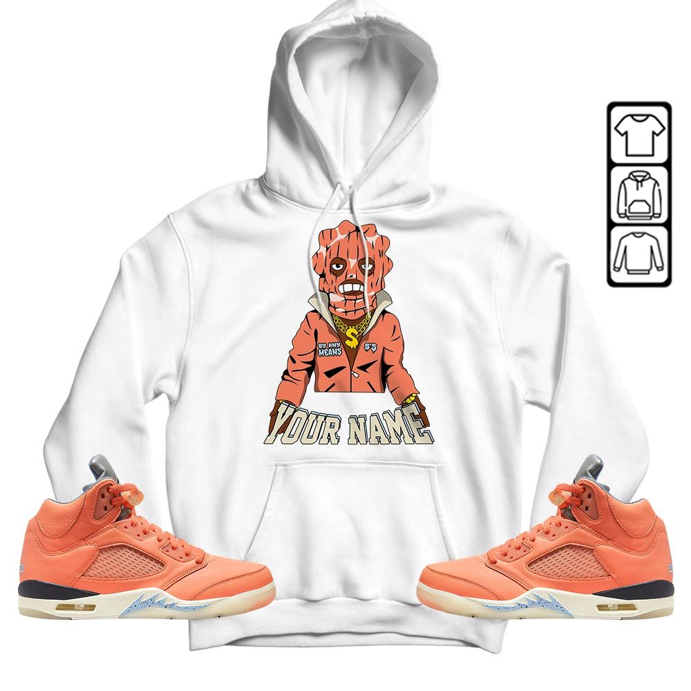 By Any Means Custom Sneaker Shirt Match Crimson Bliss 5s, Jordan 5 DJ Khaled Crimson Bliss MKO T-Shirt