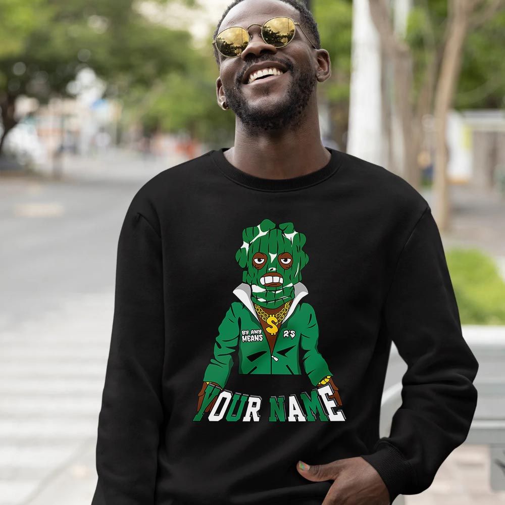 By Any Means Custom Sneaker Shirt Match Lucky Green 2s, Jordan 2 Lucky Green MKO T-Shirt By Any Means Custom Sneaker Shirt Match Lucky Green 2s, Jordan 2 Lucky Green MKO T-Shirt