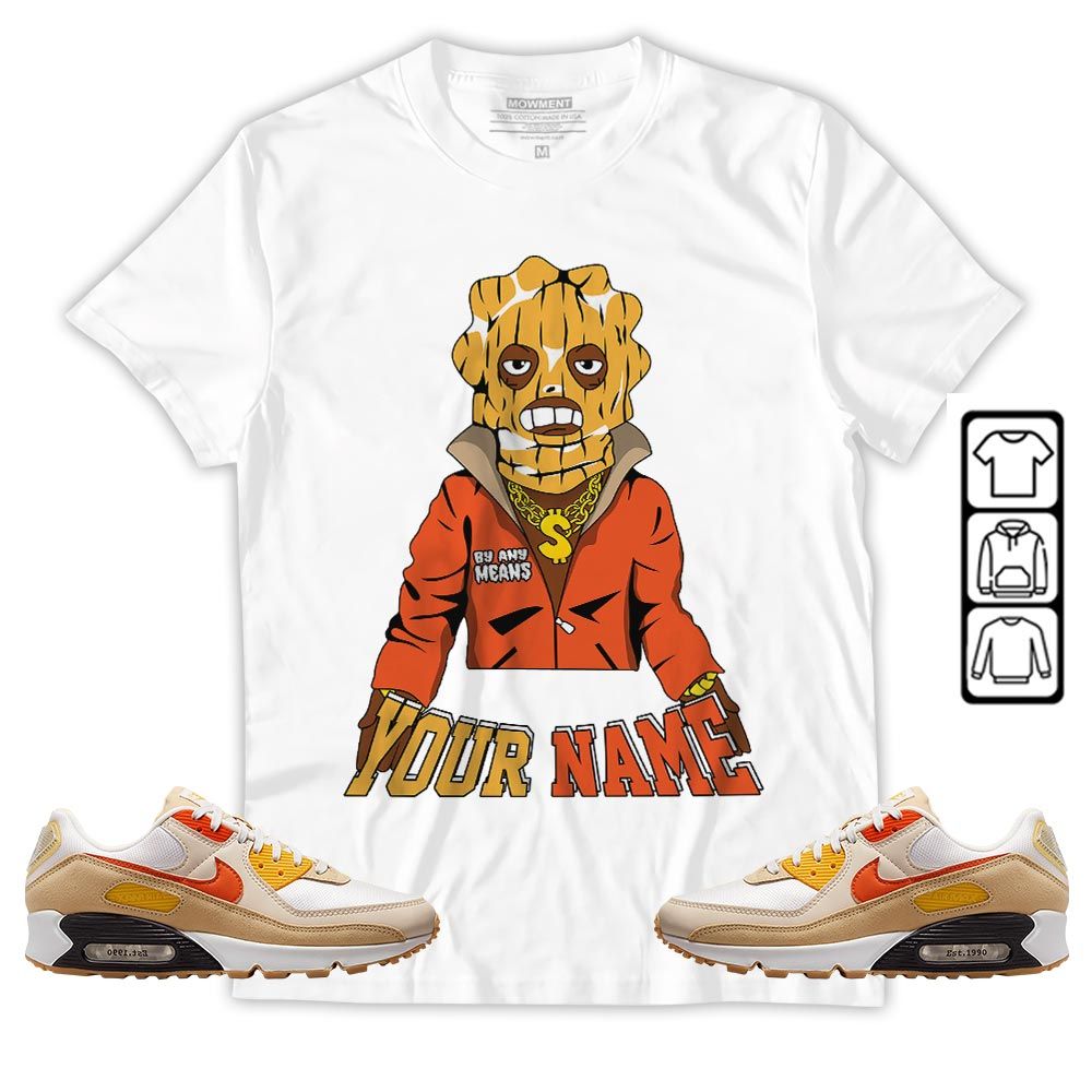 By Any Means Custom Sneaker Shirt Match Max 90 Barometer, Air Max 90 Air Pressure MKO Sweatshirt