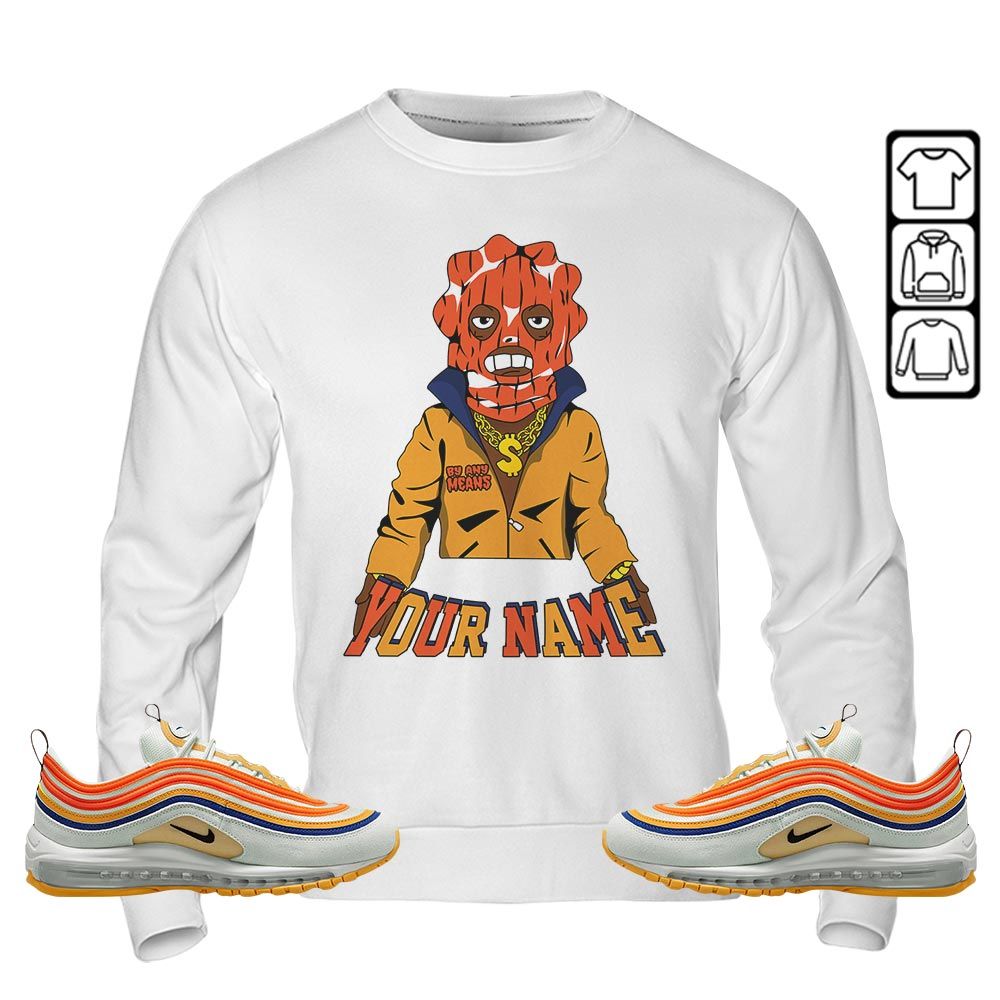 By Any Means Custom Sneaker Shirt Match Max 97 Frank Rudy, Air Max 97 SE Air Pressure MKO Sweatshirt By Any Means Custom Sneaker Shirt Match Max 97 Frank Rudy, Air Max 97 SE Air Pressure MKO Sweatshirt