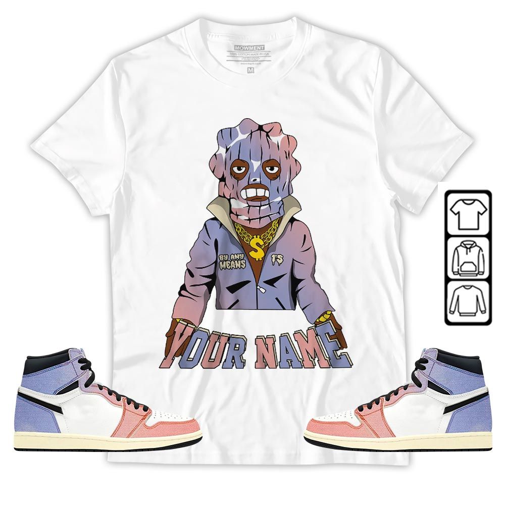 By Any Means Custom Sneaker Shirt Match Retro Skyline 1s, Jordan 1 High OG Skyline MKO T-Shirt By Any Means Custom Sneaker Shirt Match Retro Skyline 1s, Jordan 1 High OG Skyline MKO T-Shirt