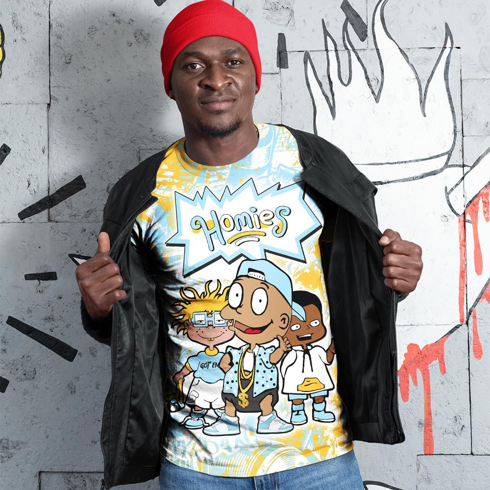 Cartoon 90S Homies Sneaker Shirt Match Dunk High Blue Chill, Dunk High Homer Simpson Hoodie Sweatshirt Tee All Over Print MKO Shirt Cartoon 90S Homies Sneaker Shirt Match Dunk High Blue Chill, Dunk High Homer Simpson Hoodie Sweatshirt Tee All Over Print MKO Shirt