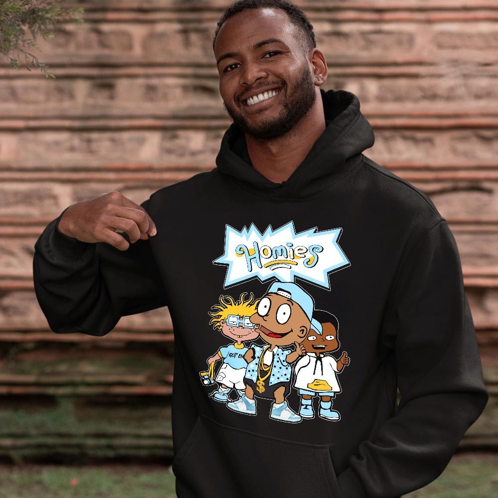 Cartoon 90s Homies Sneaker Shirt Match Dunk High Blue Chill, Dunk High Homer Simpson MKO T-Shirt Cartoon 90s Homies Sneaker Shirt Match Dunk High Blue Chill, Dunk High Homer Simpson MKO T-Shirt