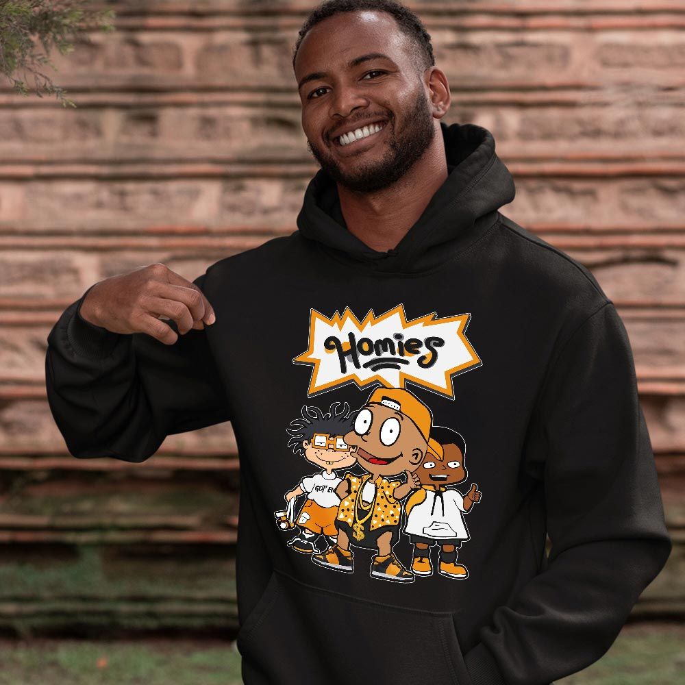 Cartoon 90s Homies Sneaker Shirt Match Dunk Reverse Goldenrod, Dunk High Bruce Lee MKO T-Shirt Cartoon 90s Homies Sneaker Shirt Match Dunk Reverse Goldenrod, Dunk High Bruce Lee MKO T-Shirt