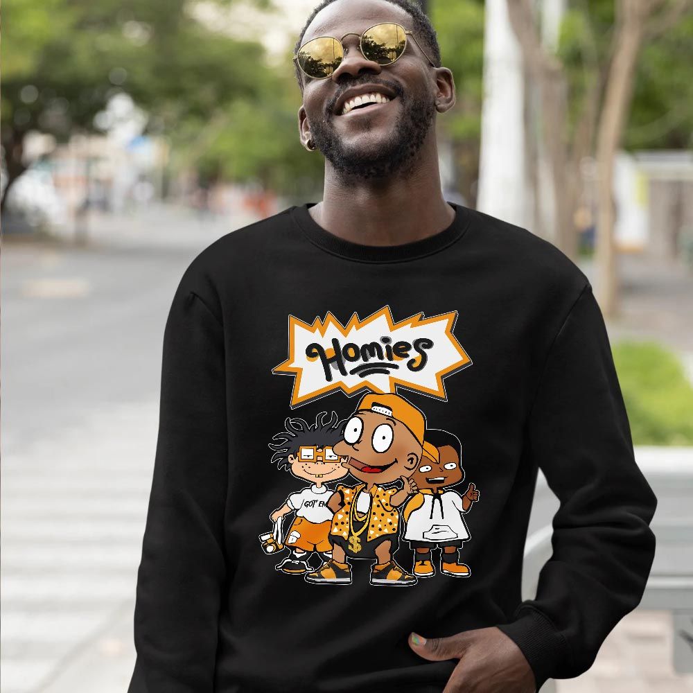 Cartoon 90s Homies Sneaker Shirt Match Dunk Reverse Goldenrod, Dunk High Bruce Lee MKO T-Shirt Cartoon 90s Homies Sneaker Shirt Match Dunk Reverse Goldenrod, Dunk High Bruce Lee MKO T-Shirt