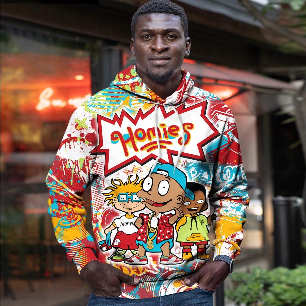 Cartoon 90S Homies Sneaker Shirt Match Fruity Pebbles Shoes, Dunk Low Fruity Pebbles Hoodie Sweatshirt Tee All Over Print MKO Shirt Cartoon 90S Homies Sneaker Shirt Match Fruity Pebbles Shoes, Dunk Low Fruity Pebbles Hoodie Sweatshirt Tee All Over Print MKO Shirt