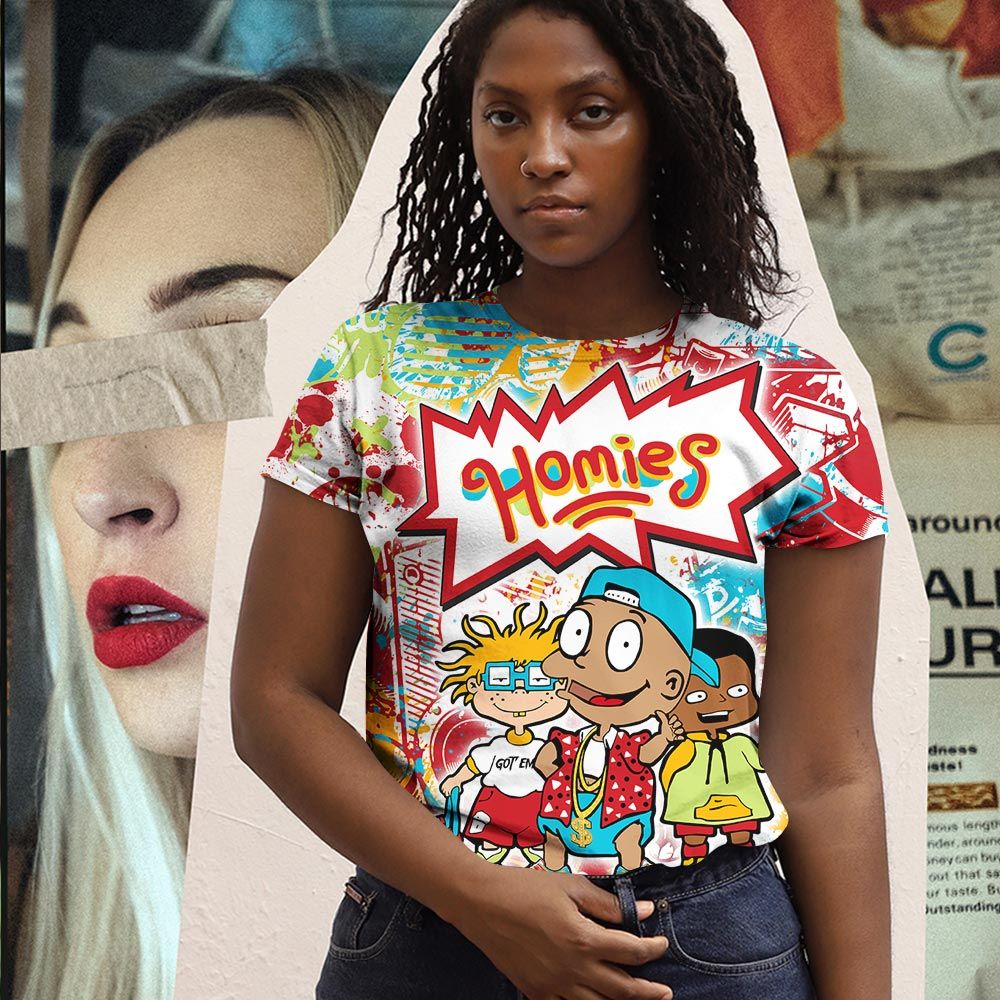 Cartoon 90S Homies Sneaker Shirt Match Fruity Pebbles Shoes, Dunk Low Fruity Pebbles Hoodie Sweatshirt Tee All Over Print MKO Shirt Cartoon 90S Homies Sneaker Shirt Match Fruity Pebbles Shoes, Dunk Low Fruity Pebbles Hoodie Sweatshirt Tee All Over Print MKO Shirt