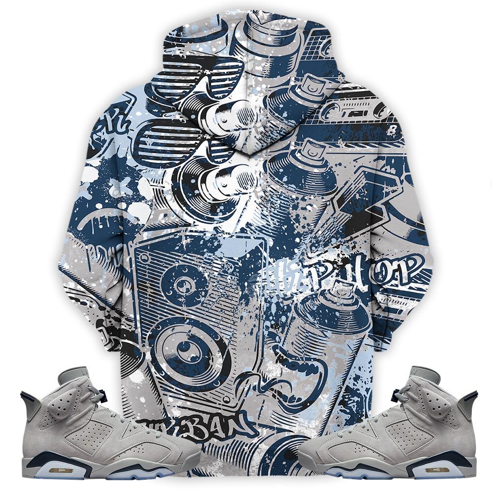 Cartoon 90S Homies Sneaker Shirt Match Georgetown 6S, Jordan 6 Retro Georgetown Hoodie Sweatshirt Tee All Over Print MKO Shirt