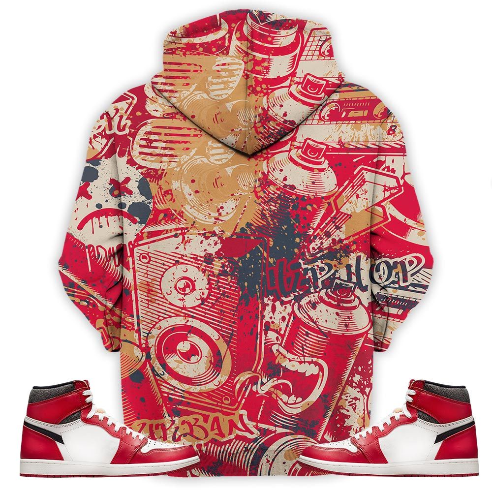 Cartoon 90S Homies Sneaker Shirt Match High Og Chicago 1S, Jordan 1 Lost Found Chicago Hoodie Sweatshirt Tee All Over Print MKO Shirt