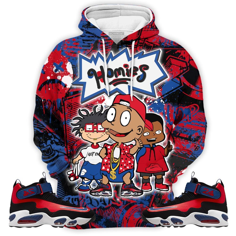 Cartoon 90S Homies Sneaker Shirt Match Max 1 Navy Red Black, Air Griffey Max 1 Black Red Navy Blue Hoodie Sweatshirt Tee All Over Print MKO Shirt Cartoon 90S Homies Sneaker Shirt Match Max 1 Navy Red Black, Air Griffey Max 1 Black Red Navy Blue Hoodie Sweatshirt Tee All Over Print MKO Shirt