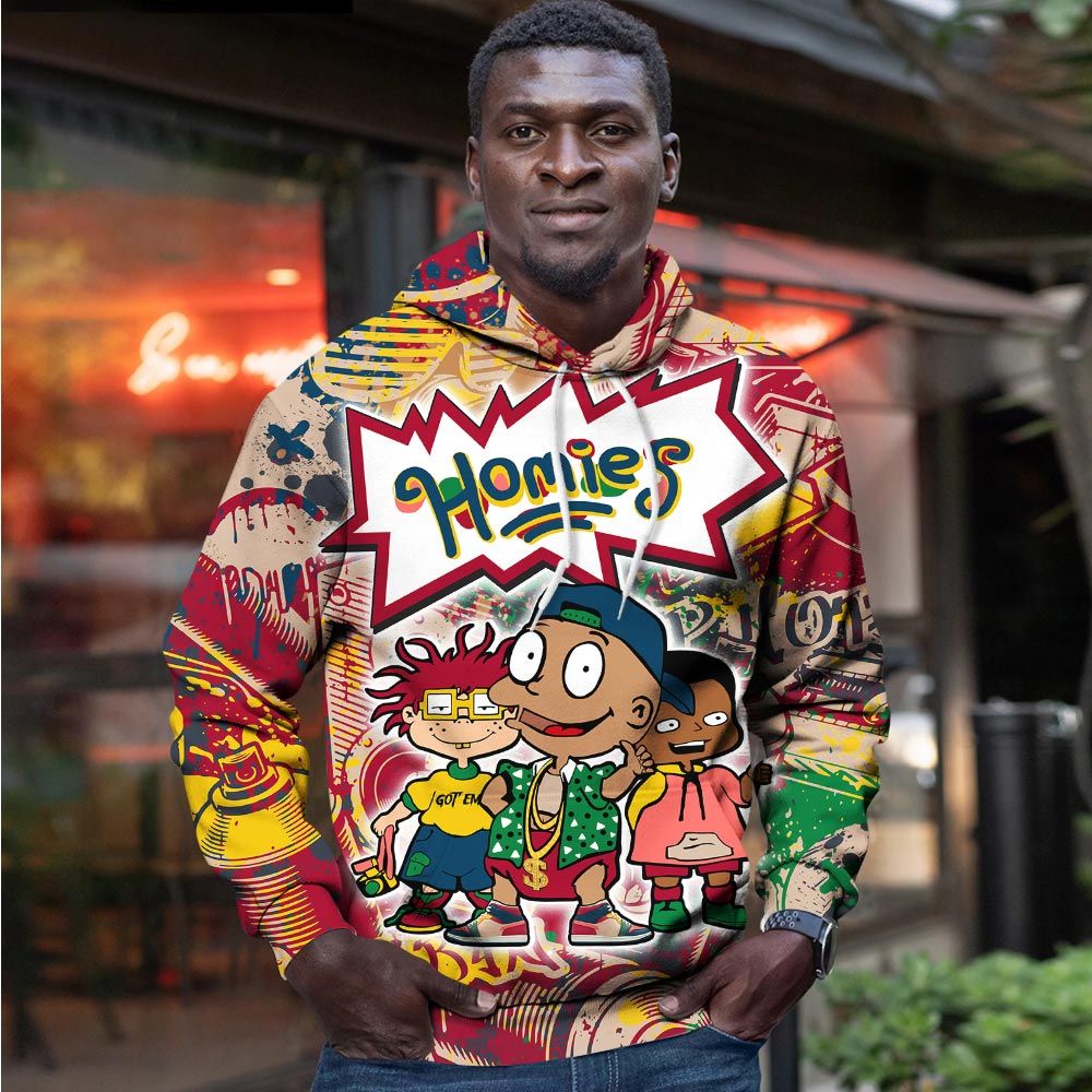 Cartoon 90S Homies Sneaker Shirt Match Multi Color 2022 1S, Jordan 1 Mid Multi Color 2022 Hoodie Sweatshirt Tee All Over Print MKO Shirt Cartoon 90S Homies Sneaker Shirt Match Multi Color 2022 1S, Jordan 1 Mid Multi Color 2022 Hoodie Sweatshirt Tee All Over Print MKO Shirt