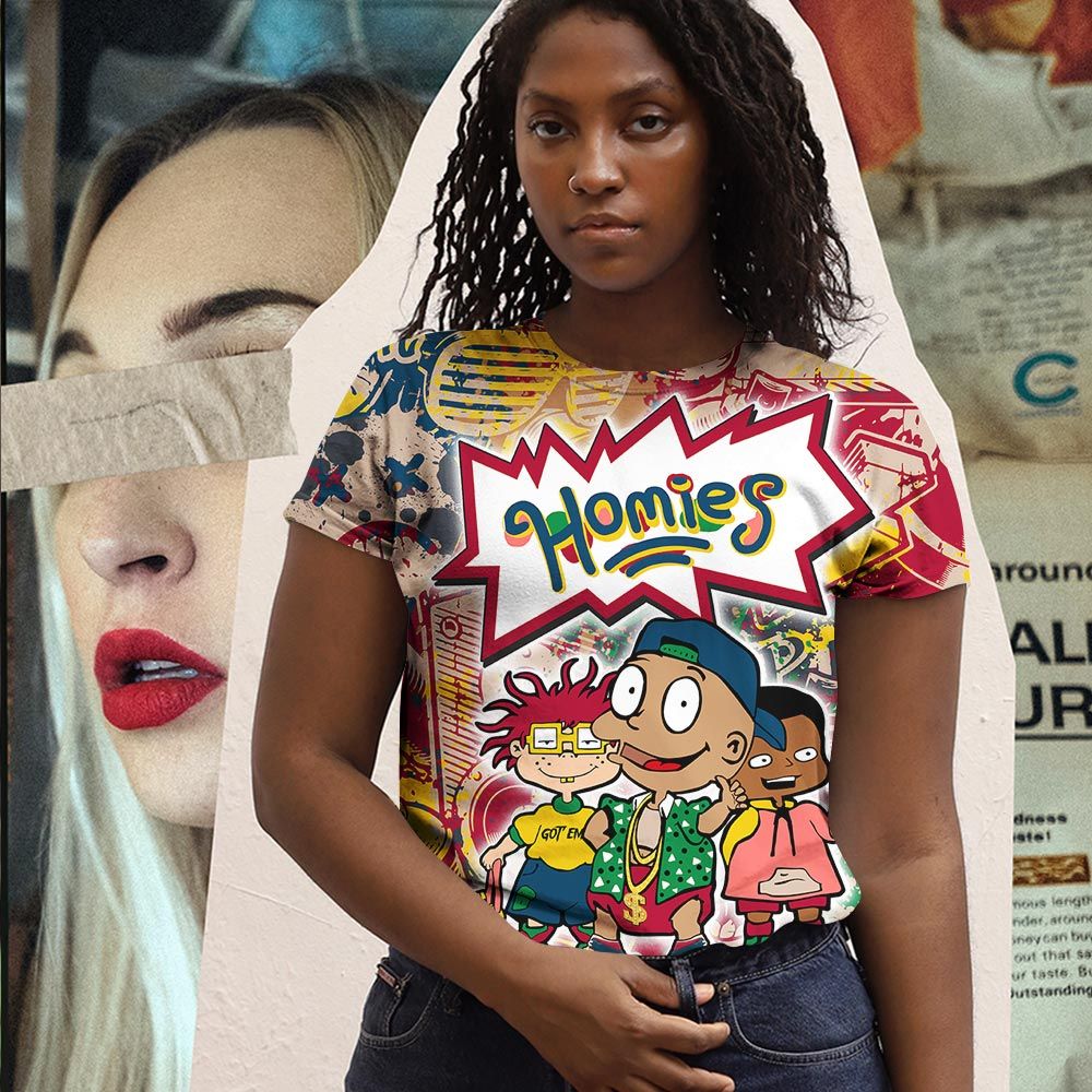 Cartoon 90S Homies Sneaker Shirt Match Multi Color 2022 1S, Jordan 1 Mid Multi Color 2022 Hoodie Sweatshirt Tee All Over Print MKO Shirt Cartoon 90S Homies Sneaker Shirt Match Multi Color 2022 1S, Jordan 1 Mid Multi Color 2022 Hoodie Sweatshirt Tee All Over Print MKO Shirt