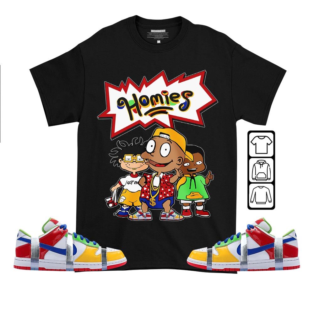 Cartoon 90s Homies Sneaker Shirt Match SB Dunk Low eBay, SB Dunk Low Sandy MKO T-Shirt