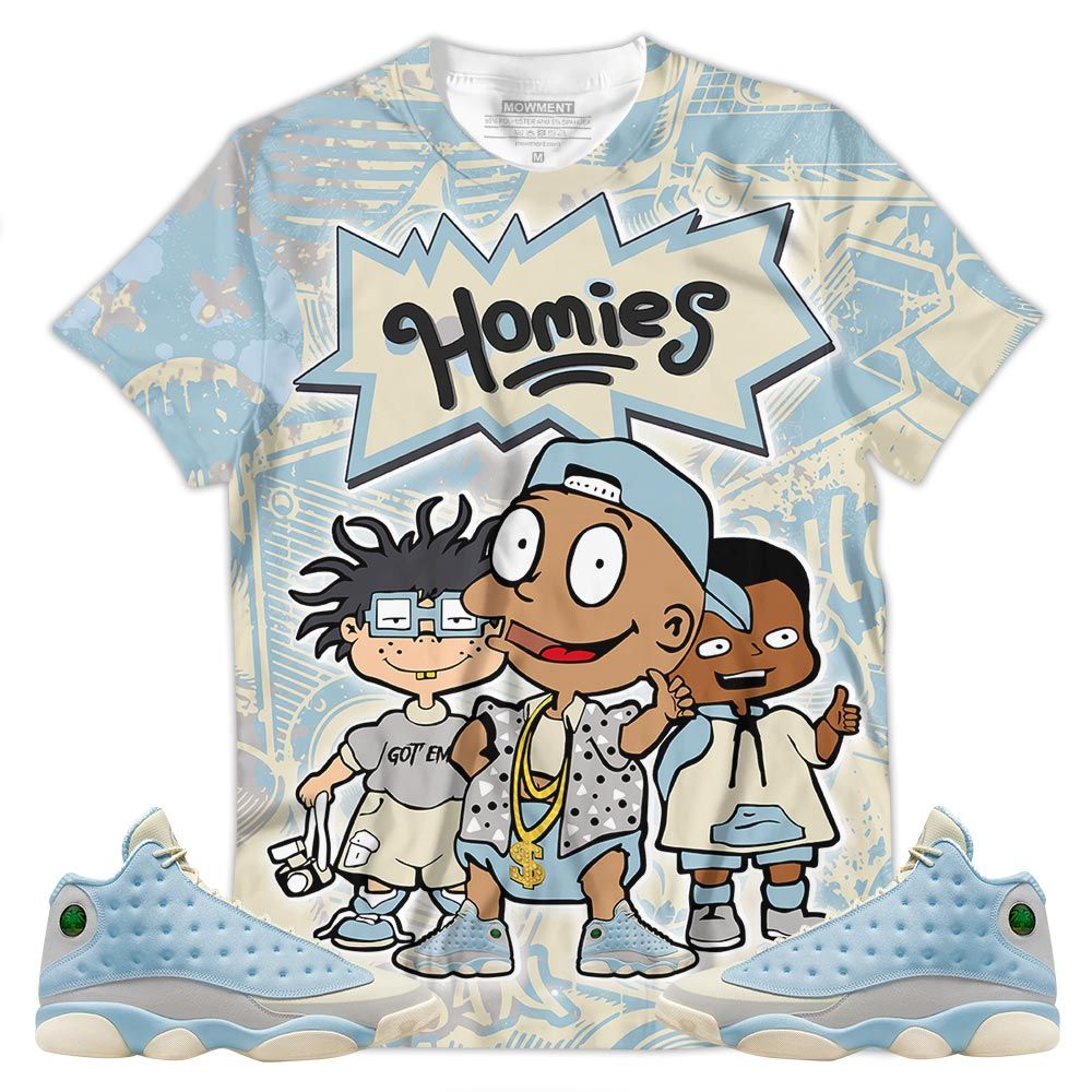 Cartoon 90S Homies Sneaker Shirt Match Solefly 13S, Jordan 13 Retro Solefly Hoodie Sweatshirt Tee All Over Print MKO Shirt Cartoon 90S Homies Sneaker Shirt Match Solefly 13S, Jordan 13 Retro Solefly Hoodie Sweatshirt Tee All Over Print MKO Shirt