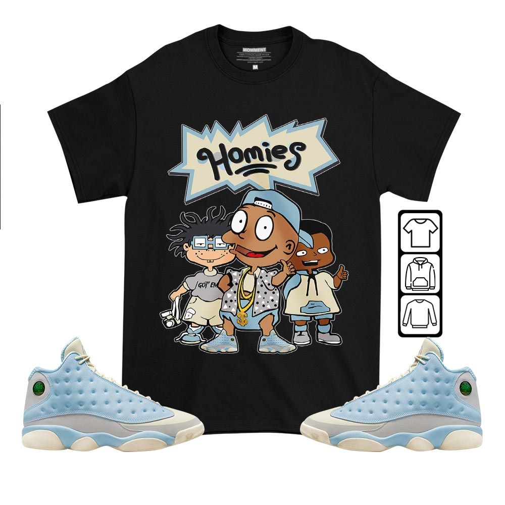Cartoon 90s Homies Sneaker Shirt Match SoleFly 13s, Jordan 13 Retro SoleFly MKO T-Shirt Cartoon 90s Homies Sneaker Shirt Match SoleFly 13s, Jordan 13 Retro SoleFly MKO T-Shirt