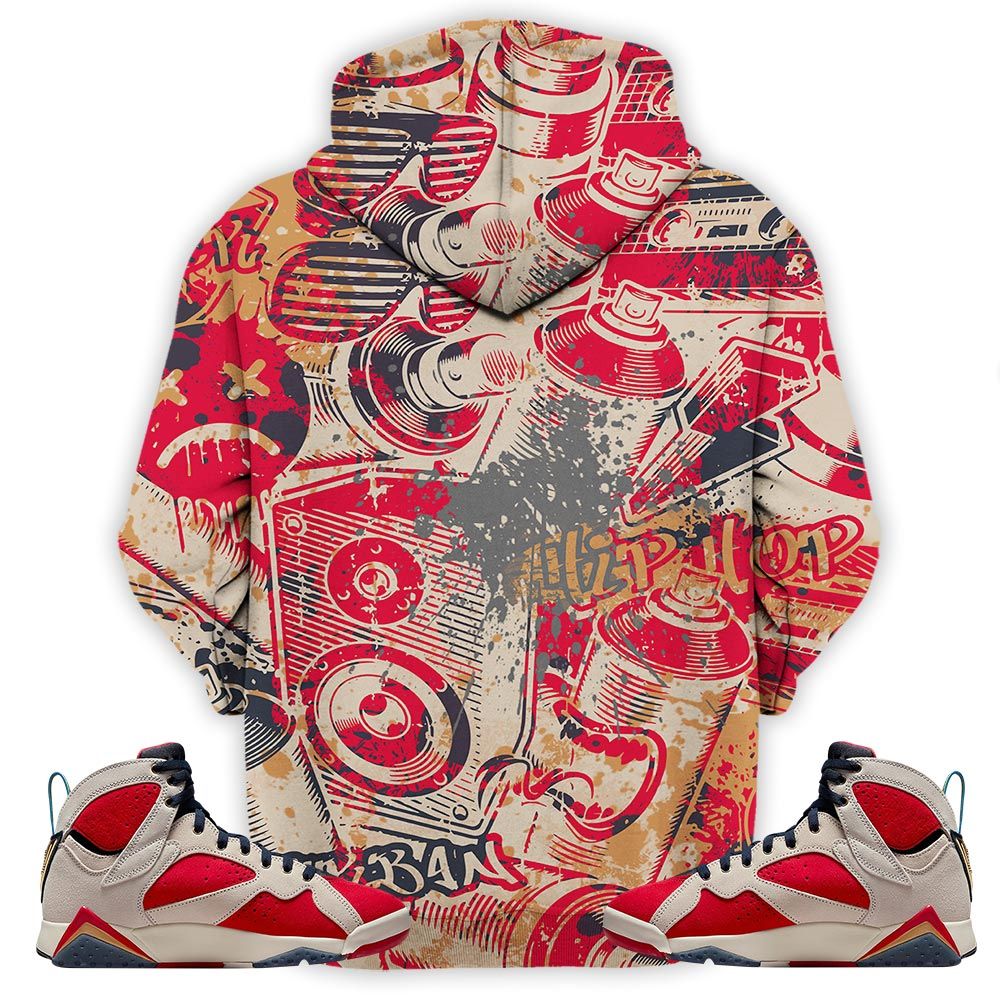 Cartoon 90S Homies Sneaker Shirt Match Trophy Room 7S, Jordan 7 Trophy Room Hoodie Sweatshirt Tee All Over Print MKO Shirt