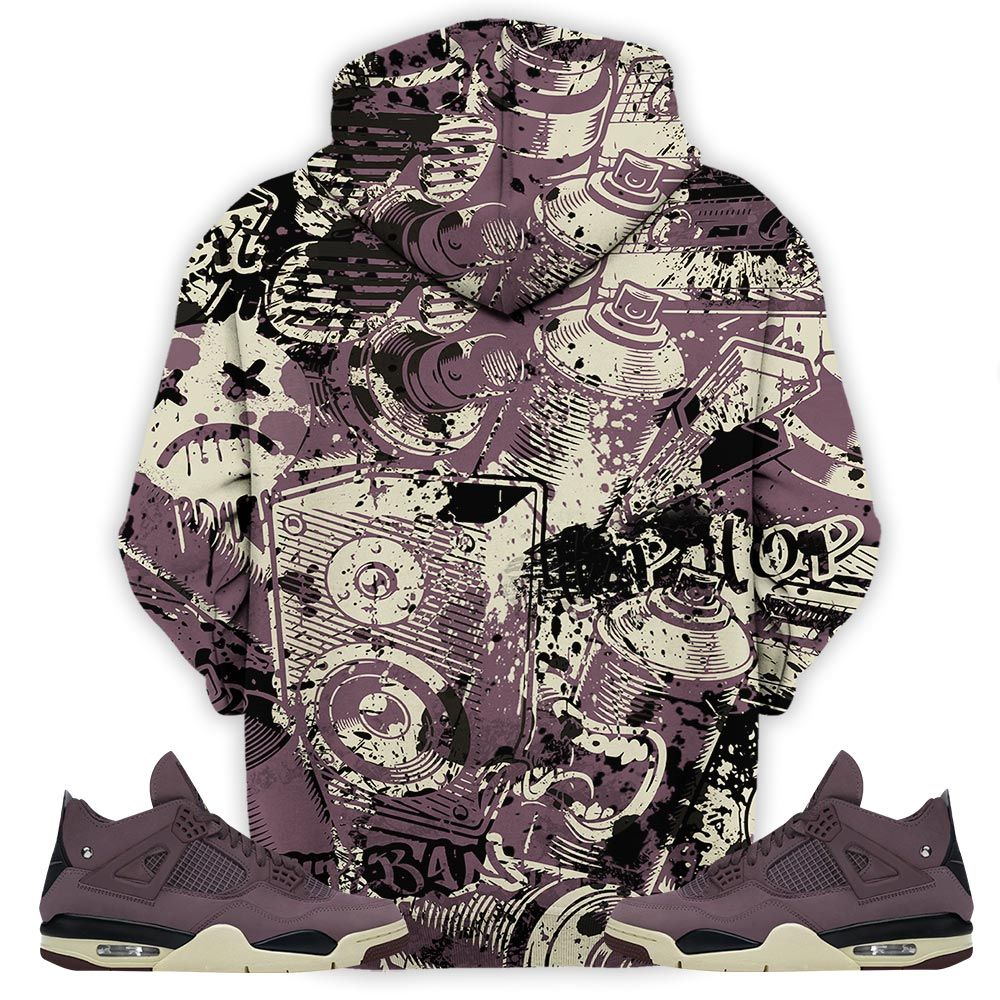 Cartoon 90S Homies Sneaker Shirt Match Violet Ore 4S, Jordan 4 A Ma Maniere Violet Ore Hoodie Sweatshirt Tee All Over Print MKO Shirt