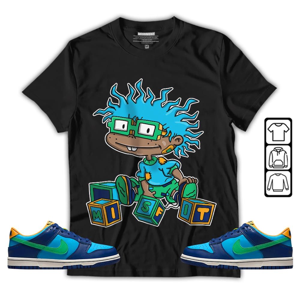 Cartoon 90s Misfit Sneaker Shirt Match Dunk Low GS Kyrie, Dunk Low GS Electric Algae MKO T-Shirt Cartoon 90s Misfit Sneaker Shirt Match Dunk Low GS Kyrie, Dunk Low GS Electric Algae MKO T-Shirt