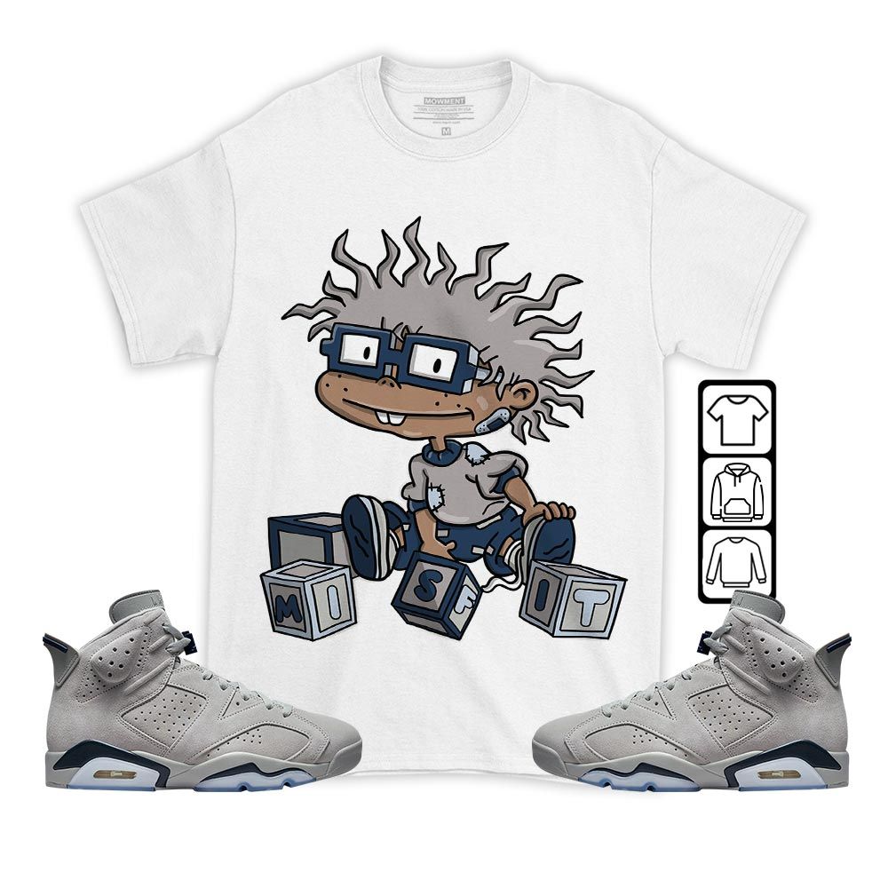 Cartoon 90s Misfit Sneaker Shirt Match Georgetown 6s, Jordan 6 Retro Georgetown MKO T-Shirt Cartoon 90s Misfit Sneaker Shirt Match Georgetown 6s, Jordan 6 Retro Georgetown MKO T-Shirt