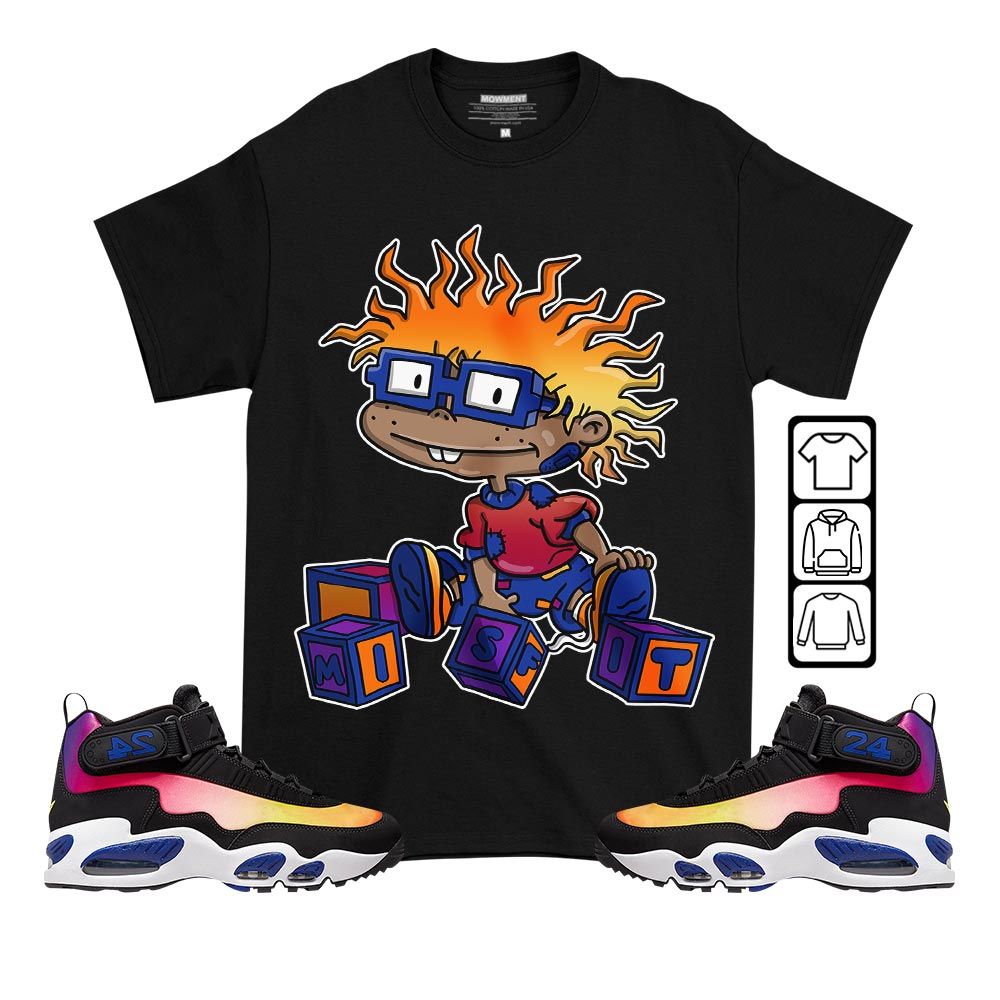 Cartoon 90s Misfit Sneaker Shirt Match Max 1 Los Angeles, Air Griffey Max 1 Los Angeles MKO T-Shirt