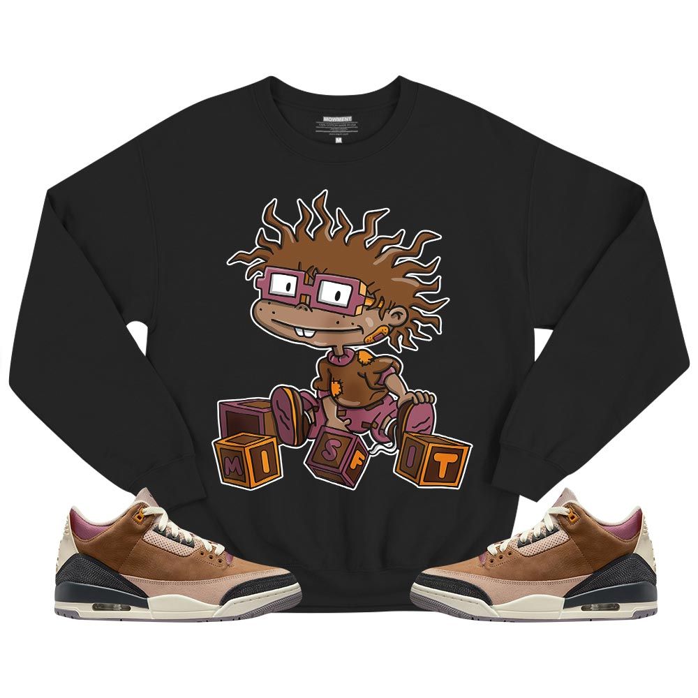 Cartoon 90s Misfit Sneaker Shirt Match Retro Archaeo Brown 3s, Jordan 3 Archaeo Brown MKO T-Shirt Cartoon 90s Misfit Sneaker Shirt Match Retro Archaeo Brown 3s, Jordan 3 Archaeo Brown MKO T-Shirt