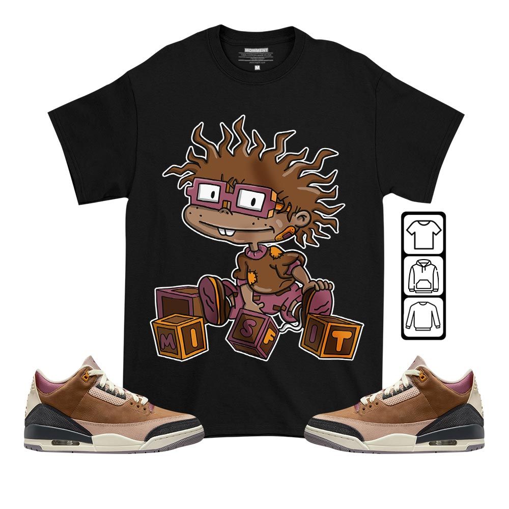 Cartoon 90s Misfit Sneaker Shirt Match Retro Archaeo Brown 3s, Jordan 3 Archaeo Brown MKO T-Shirt Cartoon 90s Misfit Sneaker Shirt Match Retro Archaeo Brown 3s, Jordan 3 Archaeo Brown MKO T-Shirt