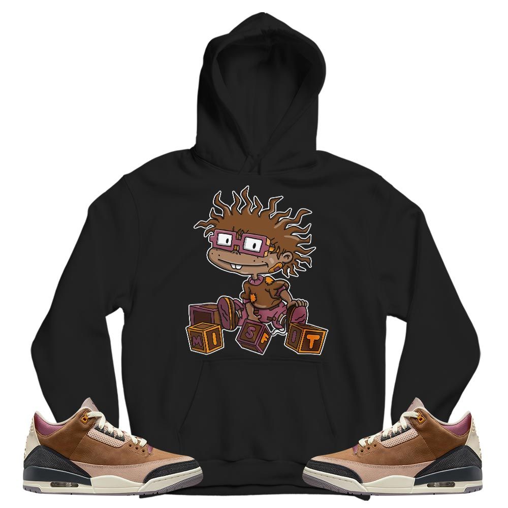 Cartoon 90s Misfit Sneaker Shirt Match Retro Archaeo Brown 3s, Jordan 3 Archaeo Brown MKO T-Shirt