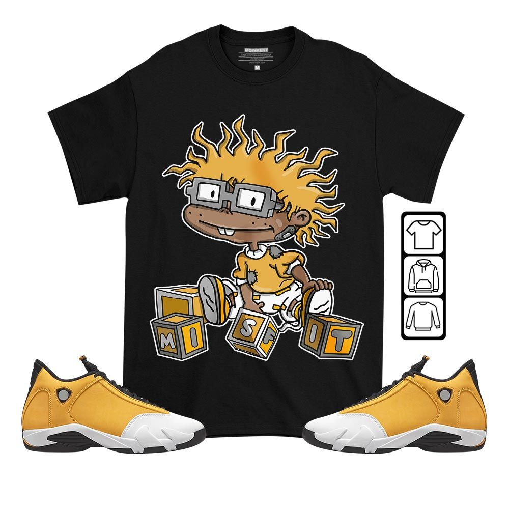 Cartoon 90s Misfit Sneaker Shirt Match Retro Ginger 14s, Jordan 14 Retro Light Ginger MKO T-Shirt Cartoon 90s Misfit Sneaker Shirt Match Retro Ginger 14s, Jordan 14 Retro Light Ginger MKO T-Shirt