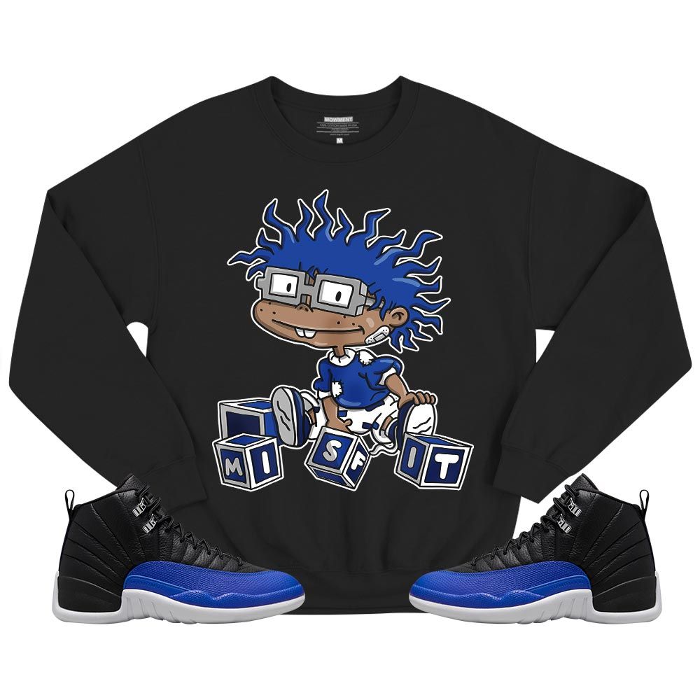 Cartoon 90s Misfit Sneaker Shirt Match Retro Hyper Royal 12s, Jordan 12 Hyper Royal MKO T-Shirt Cartoon 90s Misfit Sneaker Shirt Match Retro Hyper Royal 12s, Jordan 12 Hyper Royal MKO T-Shirt