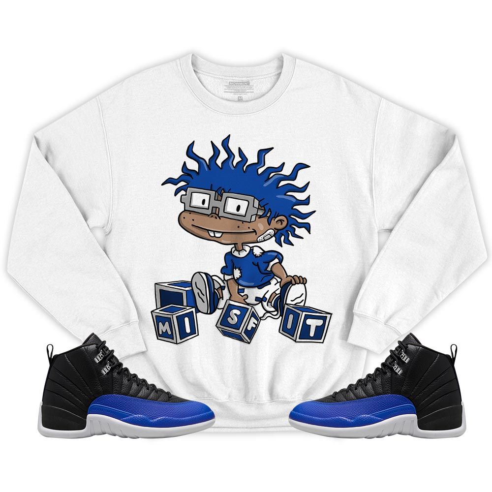 Cartoon 90s Misfit Sneaker Shirt Match Retro Hyper Royal 12s, Jordan 12 Hyper Royal MKO T-Shirt Cartoon 90s Misfit Sneaker Shirt Match Retro Hyper Royal 12s, Jordan 12 Hyper Royal MKO T-Shirt
