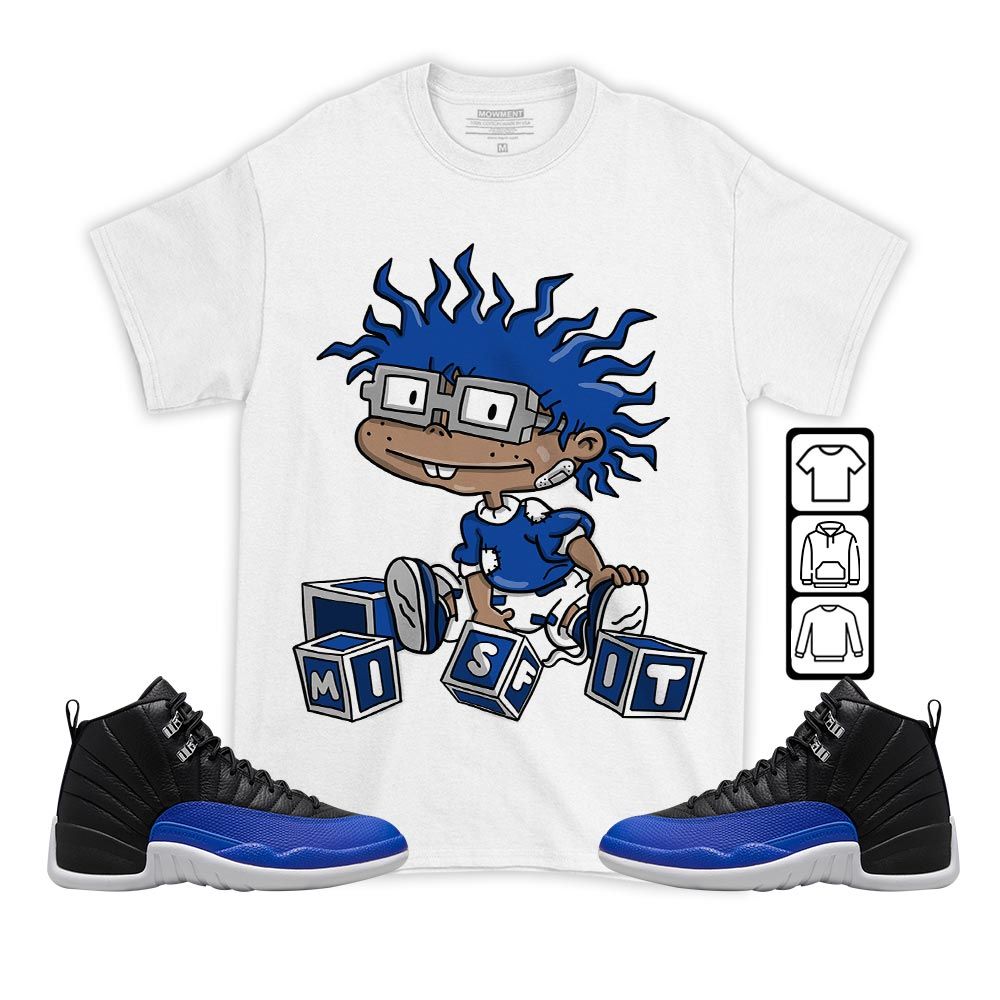 Cartoon 90s Misfit Sneaker Shirt Match Retro Hyper Royal 12s, Jordan 12 Hyper Royal MKO T-Shirt Cartoon 90s Misfit Sneaker Shirt Match Retro Hyper Royal 12s, Jordan 12 Hyper Royal MKO T-Shirt