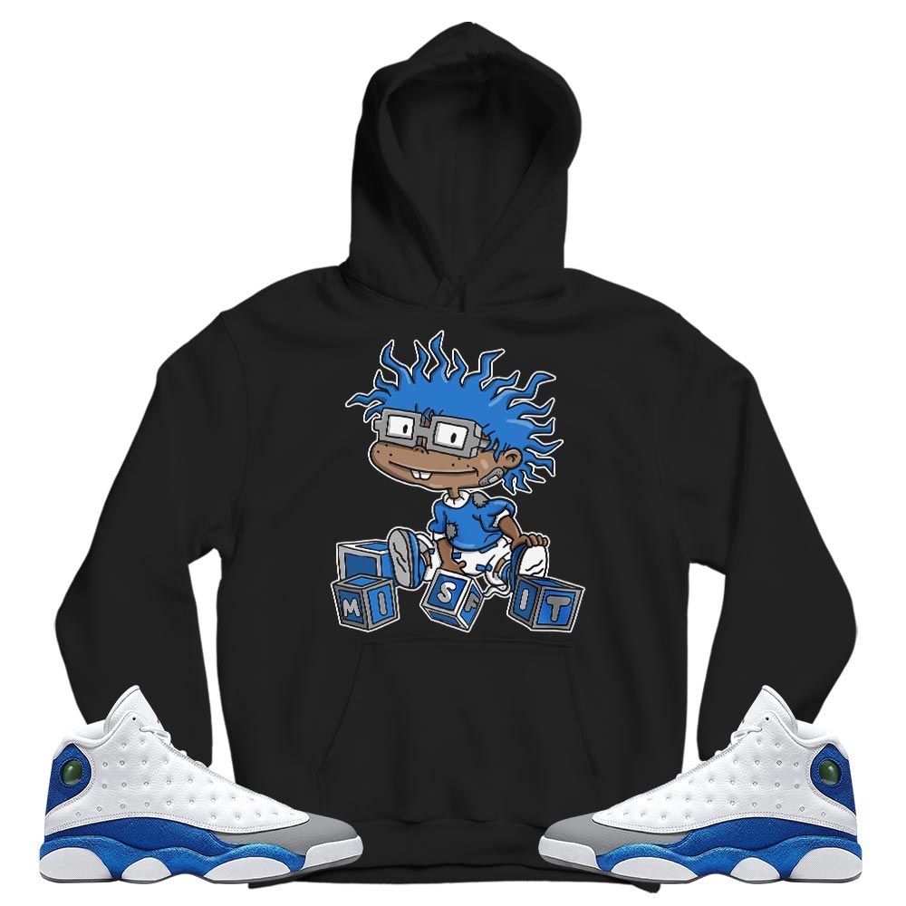 Cartoon 90s Misfit Sneaker Shirt Match White French Blue 13s, Jordan 13 French Blue MKO T-Shirt