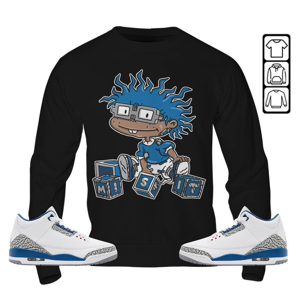 Cartoon 90s Misfit Sneaker Shirt Match Wizards 3s, Jordan Retro 3 Wizards MKO T-Shirt Cartoon 90s Misfit Sneaker Shirt Match Wizards 3s, Jordan Retro 3 Wizards MKO T-Shirt