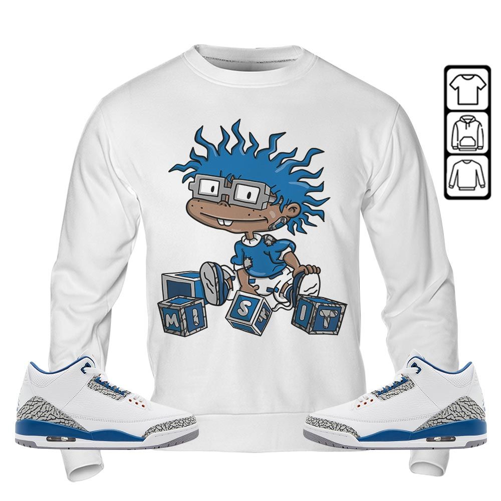 Cartoon 90s Misfit Sneaker Shirt Match Wizards 3s, Jordan Retro 3 Wizards MKO T-Shirt Cartoon 90s Misfit Sneaker Shirt Match Wizards 3s, Jordan Retro 3 Wizards MKO T-Shirt