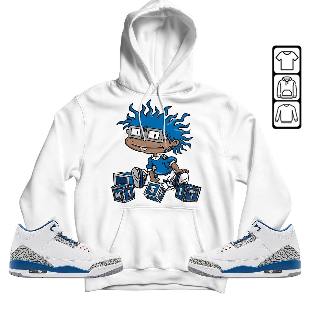 Cartoon 90s Misfit Sneaker Shirt Match Wizards 3s, Jordan Retro 3 Wizards MKO T-Shirt Cartoon 90s Misfit Sneaker Shirt Match Wizards 3s, Jordan Retro 3 Wizards MKO T-Shirt