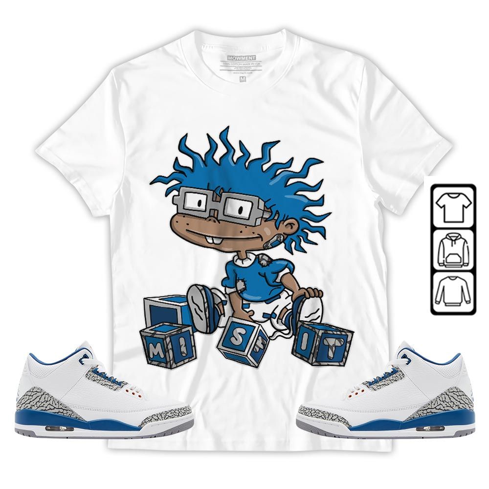 Cartoon 90s Misfit Sneaker Shirt Match Wizards 3s, Jordan Retro 3 Wizards MKO T-Shirt Cartoon 90s Misfit Sneaker Shirt Match Wizards 3s, Jordan Retro 3 Wizards MKO T-Shirt