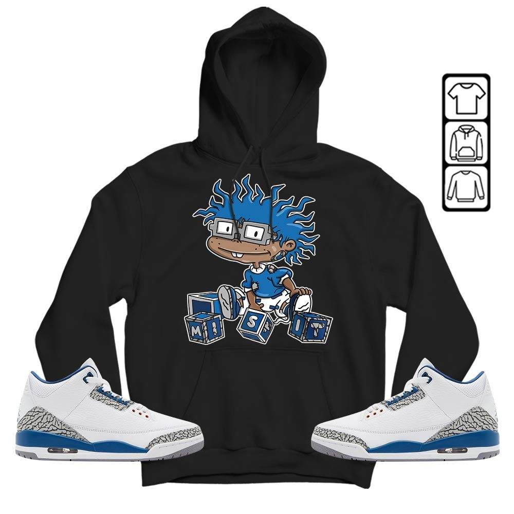 Cartoon 90s Misfit Sneaker Shirt Match Wizards 3s, Jordan Retro 3 Wizards MKO T-Shirt Cartoon 90s Misfit Sneaker Shirt Match Wizards 3s, Jordan Retro 3 Wizards MKO T-Shirt