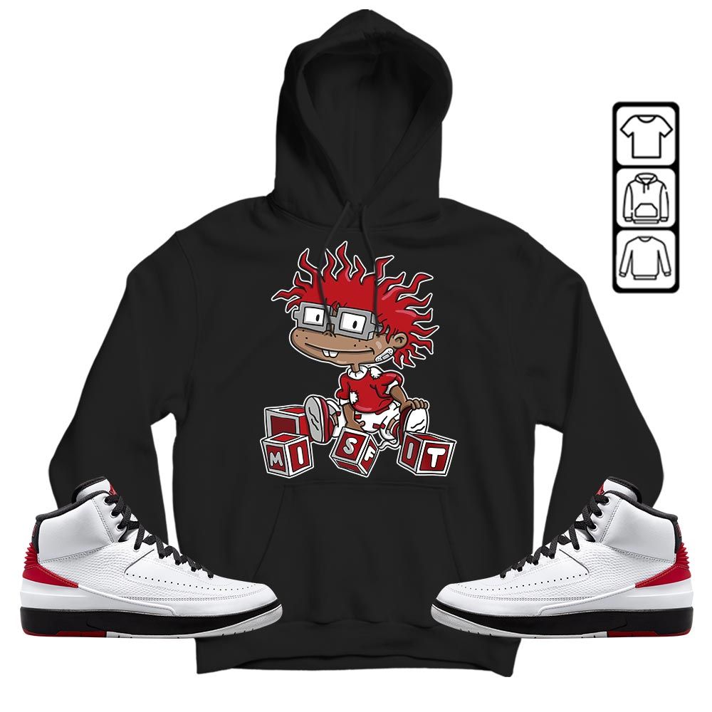 Cartoon 90s Rugrats Misfit Sneaker Shirt Match 2 Chicago Varsity Red, Jordan Retro 2 Chicago MKO T-Shirt Cartoon 90s Rugrats Misfit Sneaker Shirt Match 2 Chicago Varsity Red, Jordan Retro 2 Chicago MKO T-Shirt