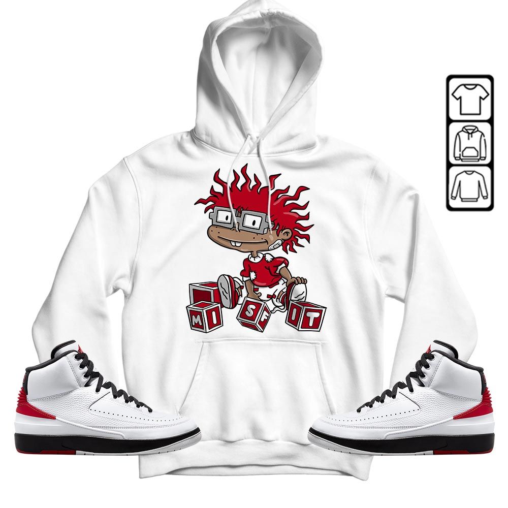 Cartoon 90s Rugrats Misfit Sneaker Shirt Match 2 Chicago Varsity Red, Jordan Retro 2 Chicago MKO T-Shirt Cartoon 90s Rugrats Misfit Sneaker Shirt Match 2 Chicago Varsity Red, Jordan Retro 2 Chicago MKO T-Shirt