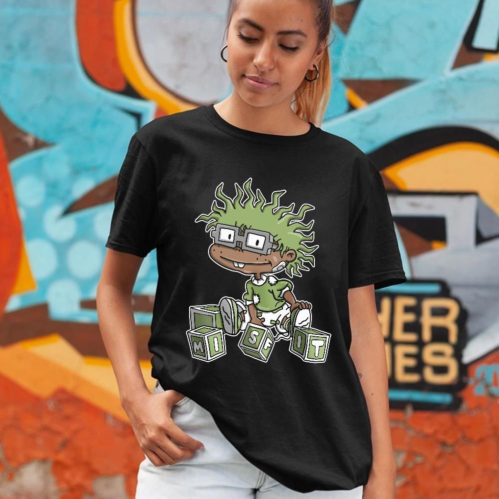 Cartoon 90s Rugrats Misfit Sneaker Shirt Match Retro Oil Green 4s, Jordan 4 Oil Green MKO T-Shirt Cartoon 90s Rugrats Misfit Sneaker Shirt Match Retro Oil Green 4s, Jordan 4 Oil Green MKO T-Shirt